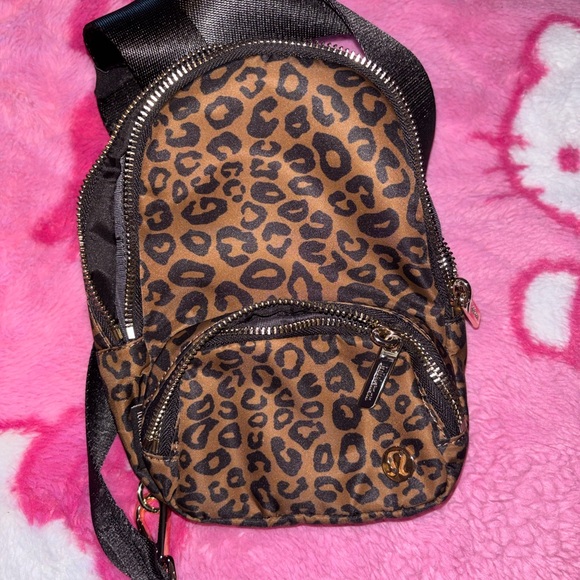 Lululemon Athletica Leopard Print Backpack - Picture 2 of 4